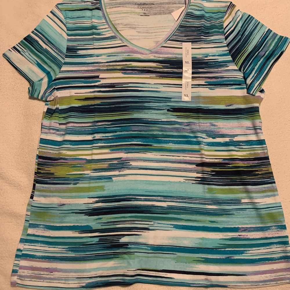 Croft & Barrow Striped Tee